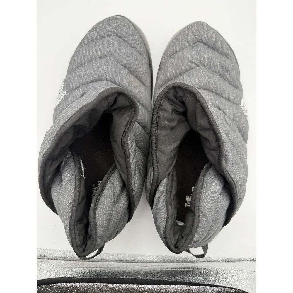 The North Face ThermoBall Bootie Men's 12 Gray Insulated Slippers.      5250